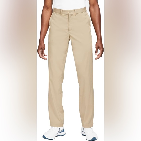 NIKE GOLF | Men’s 38 x 34 Beige Flat Front Golf Pants - Picture 1 of 12